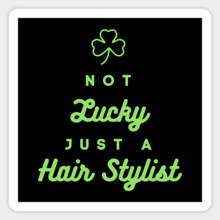 St. Patrick's Day Lucky Hairstylist Sticker